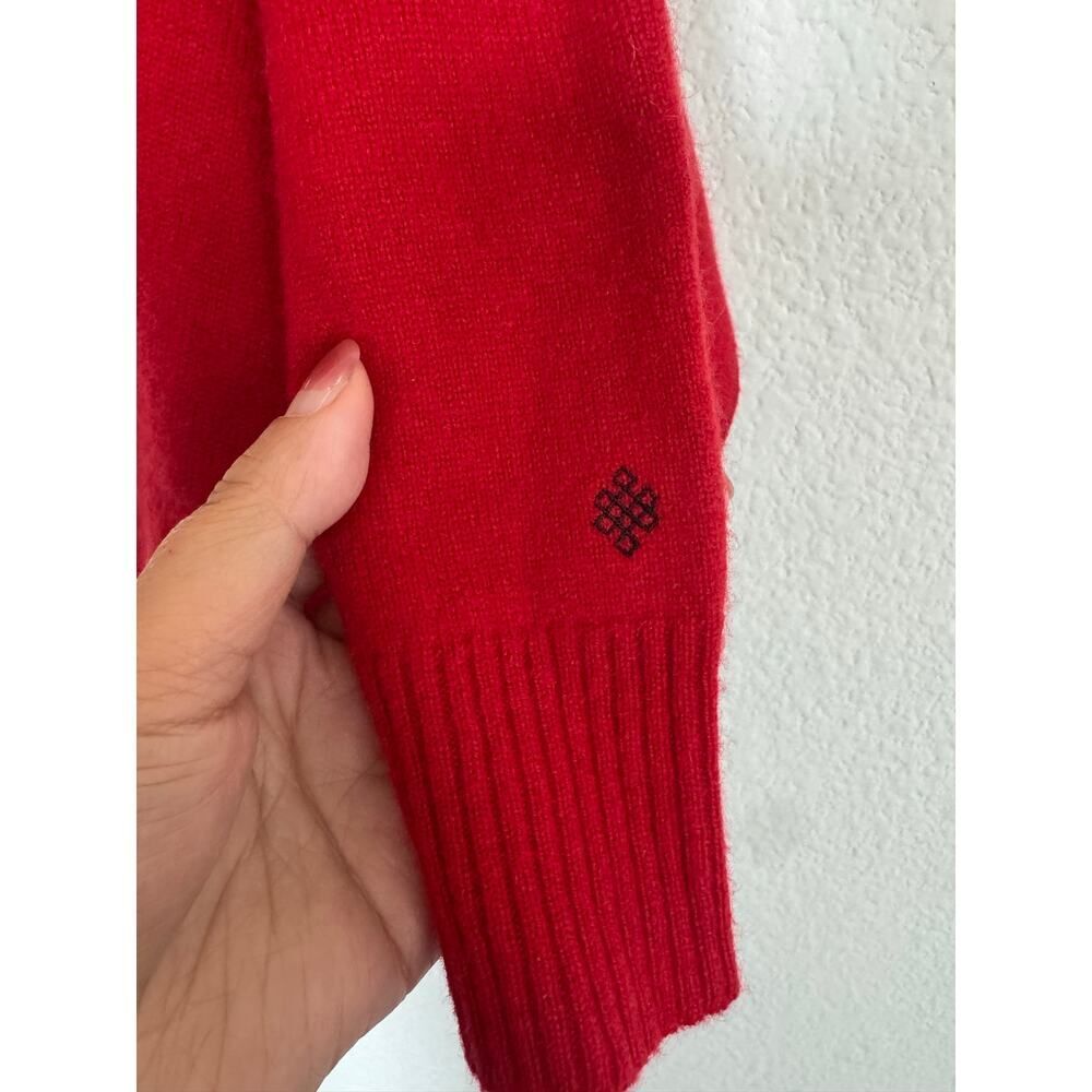 Sonya Madden cashmere cardi -wrap in red M - Picture 9 of 10